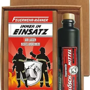 Geschenkset für richtige Feuerwehr Männer