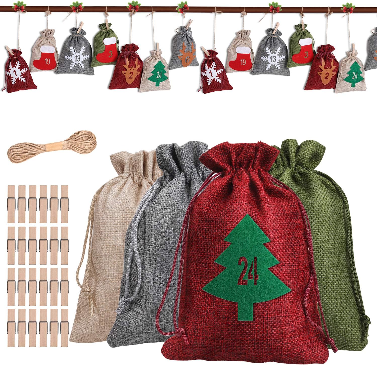 Adventskalender zum Befüllen