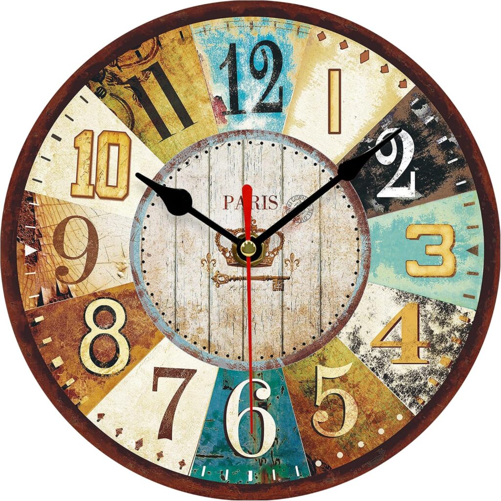 Shabby Chic Wanduhr