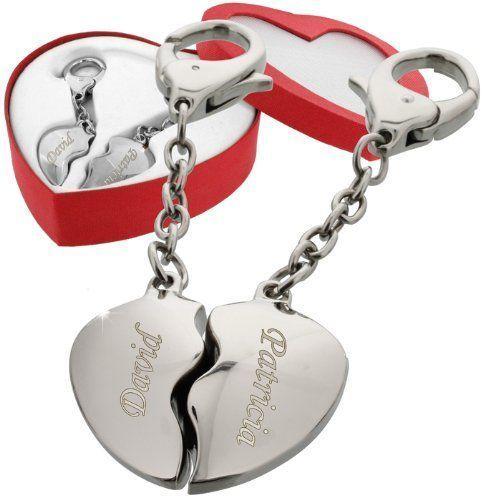 1 Schlüsselanhänger Gravur Infinity Herz Hochzeit Valentinstag Geschenk Kupfer