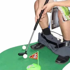 Das ultimative Golfset für die Toilette