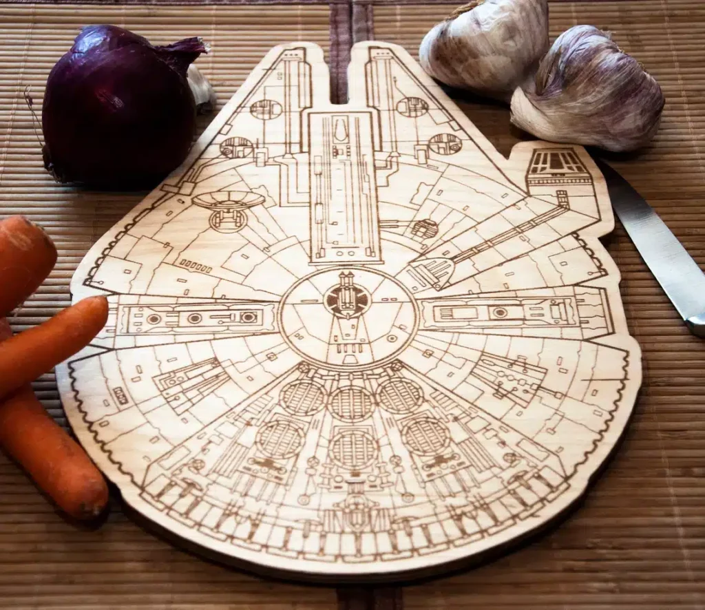 Star Wars Schneidebrett - Millenium Falke