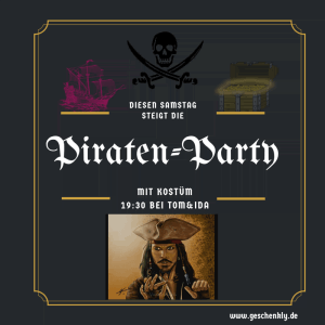 Piratenparty zum Fasching
