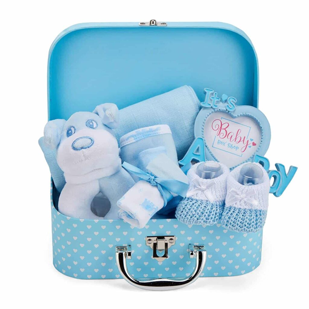 Geschenkset zur Geburt eines Jungen