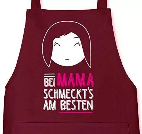 Grillschürze zum Muttertag: Bei Mama schmeckt es am Besten