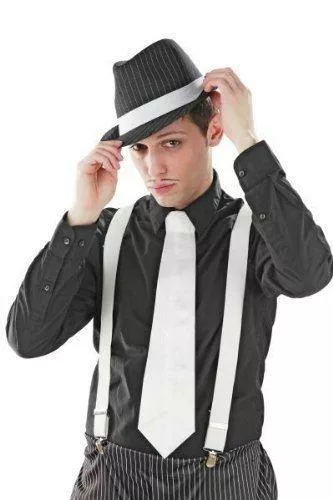 Faschingskostüm: Mafia Hosenträger
