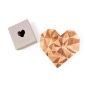 Holzpuzzle Karte - romantische Geschenkidee