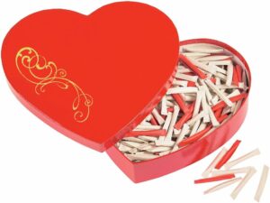 365 Liebeslose in einem Love-Heart - Geschenk für Liebende