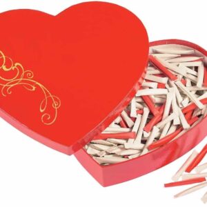 365 Liebeslose in einem Love-Heart - Geschenk für Liebende