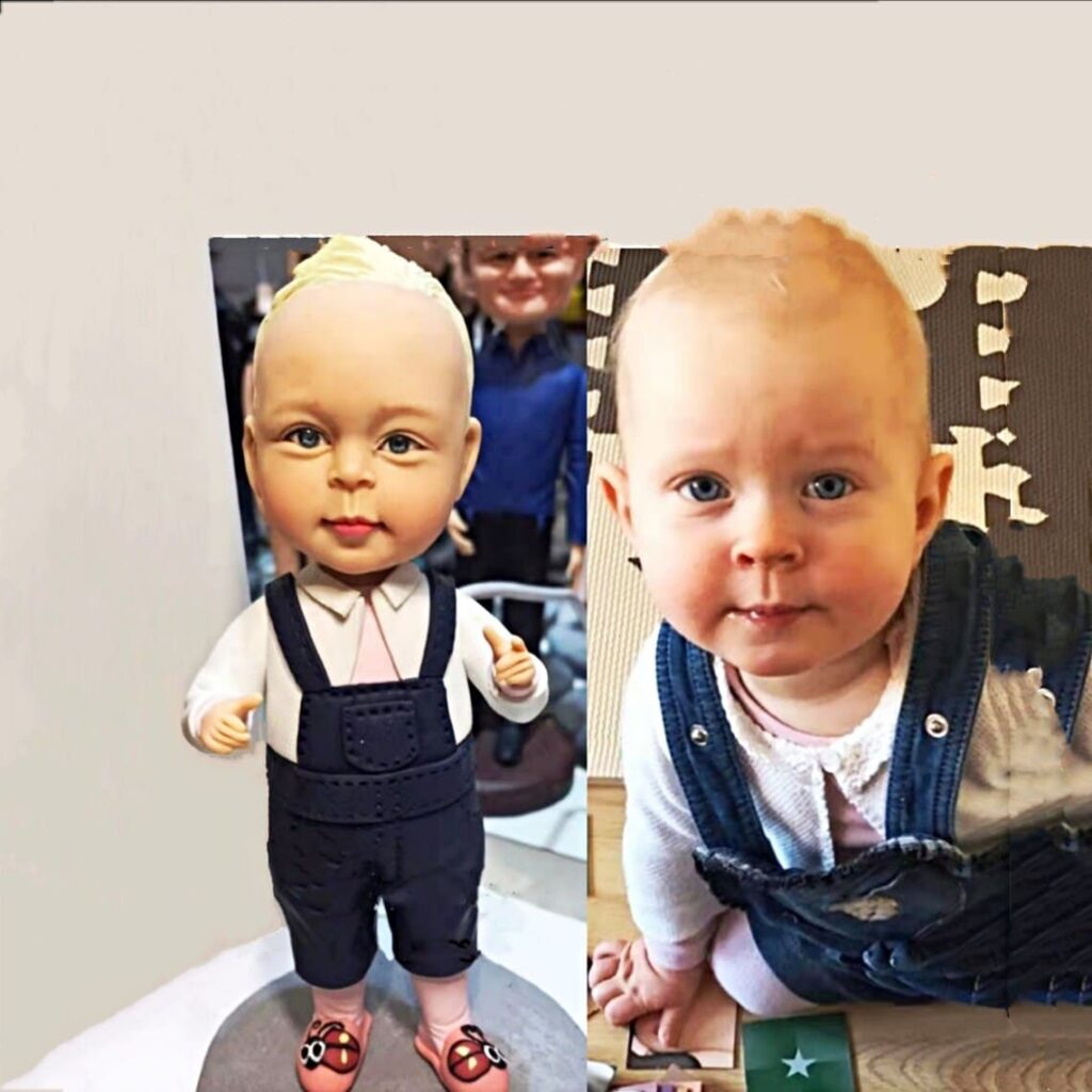 3D Comicfigur vom Kinderfoto
