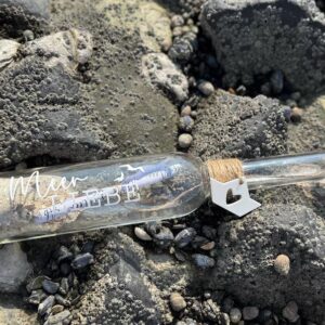 Flaschenpost mit Wunschbotschaft