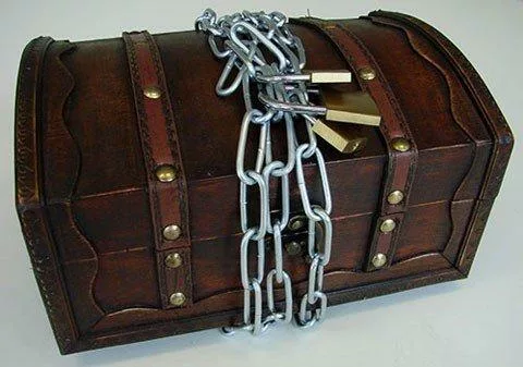 Geldgeschenk Schatztruhe