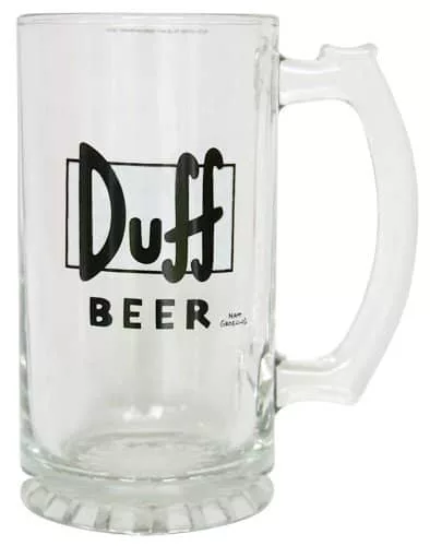 Homer Simpson Duff Bier Glas