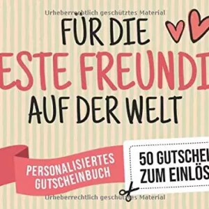 Gutscheinbuch für die beste Freundin