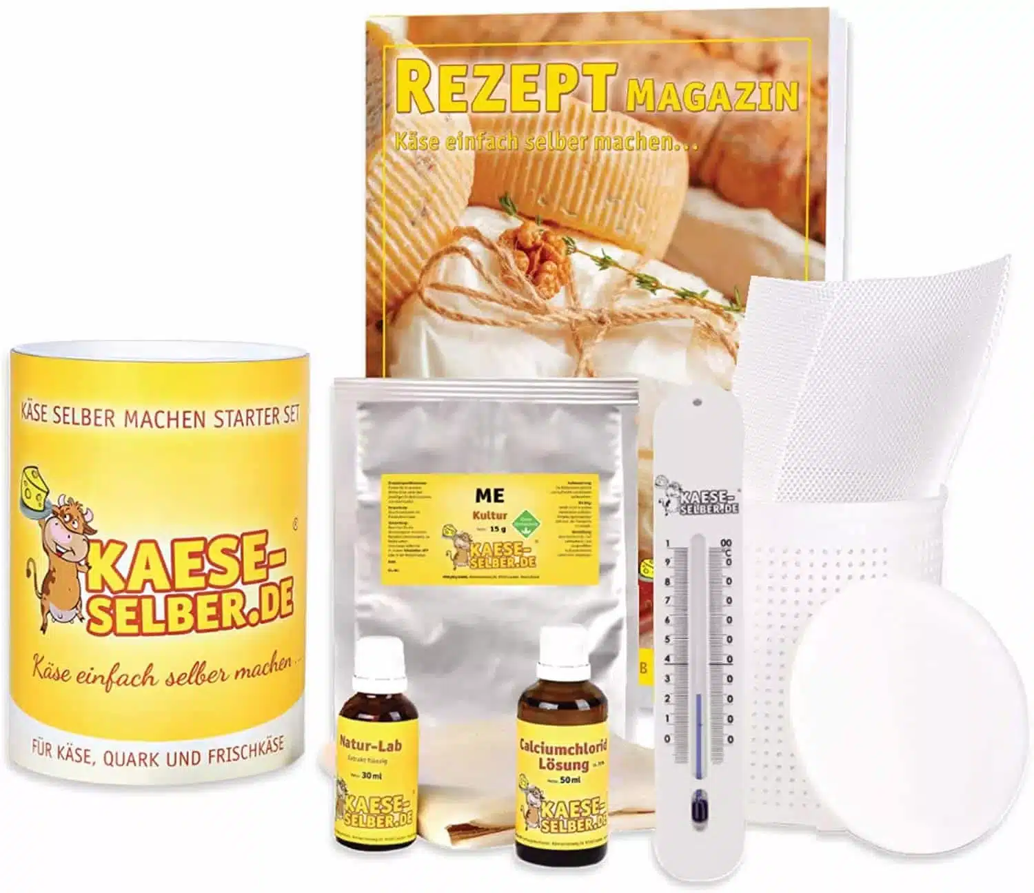 Das Käse Set zum Selbermachen für alle Käseliebhaber
