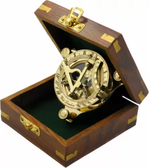 Nostalgische Taschen-Sonnenuhr