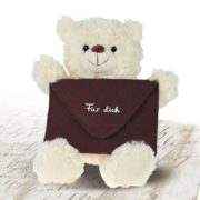 Teddy mit Botschaft