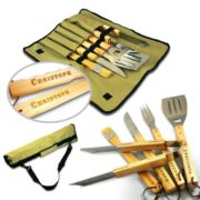 Grillbesteckset mit Gravur