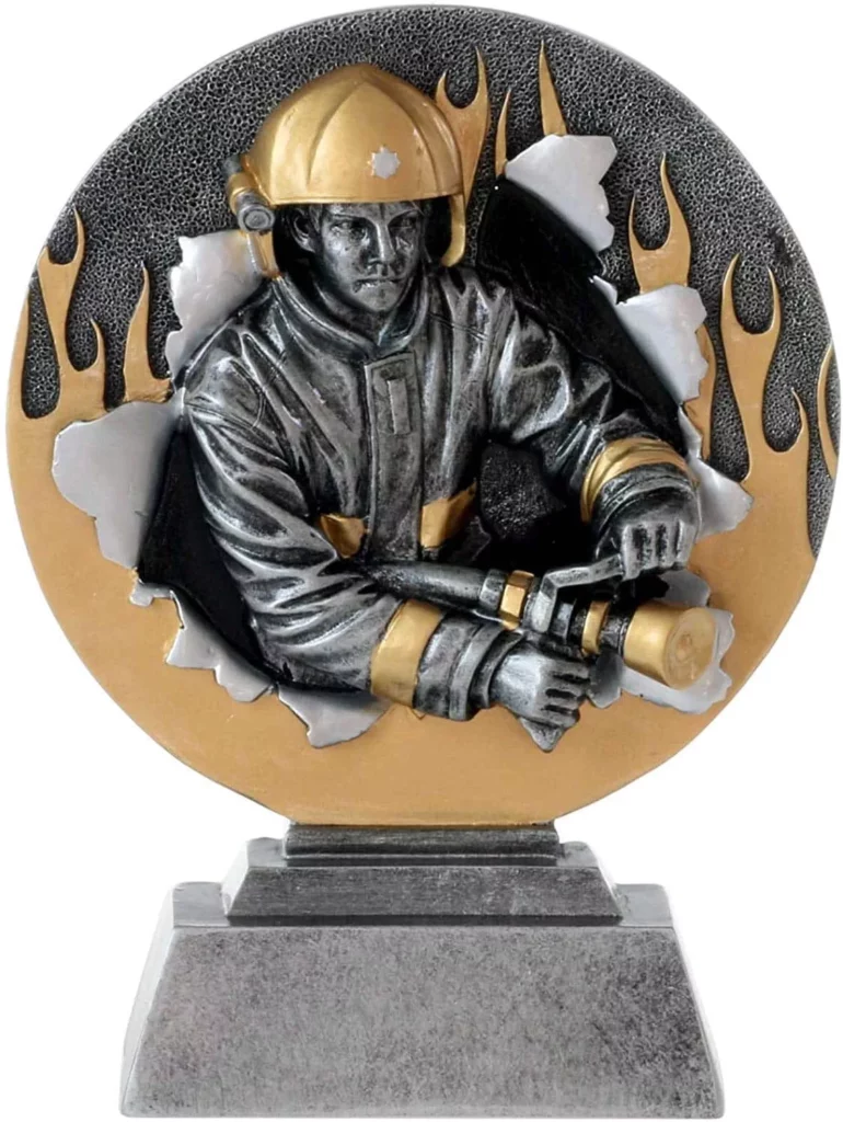 Feuerwehrpokal mit Gravur