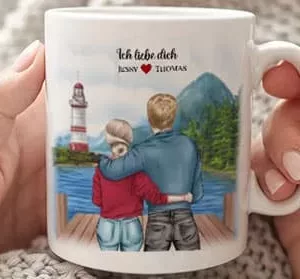 Tasse mit Foto als Liebesgeschenk