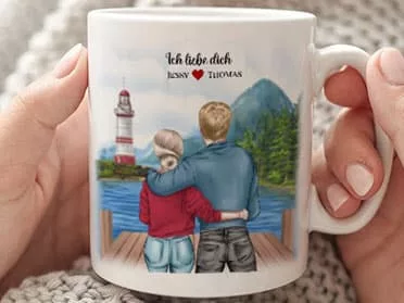 Tasse mit Foto als Liebesgeschenk