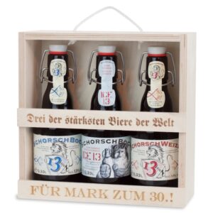 Personalisiertes Bierset - originelles Geschenk für Biertrinker