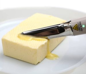 Selbsterhitzendes Messer