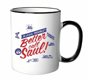 Better Call Saul Tasse - 1. Kaffee rein 2. Botschaft erscheint