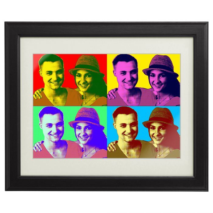 Paar-Bild Pop-Art