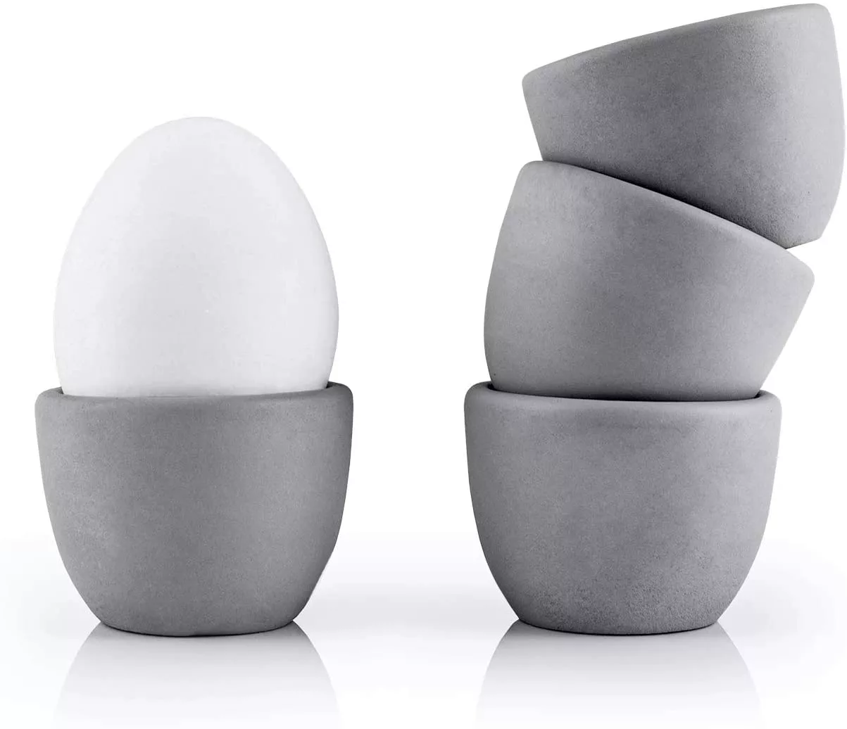Betoneierbecher "Frühstück im Bett" - Design Geschenk
