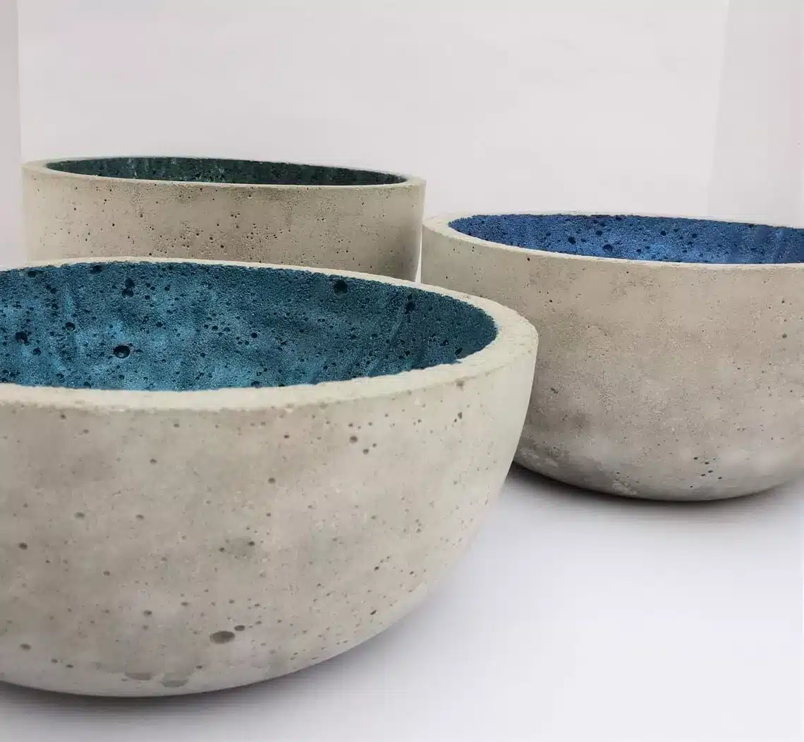 Stilvolle Betonschalen 3er Set