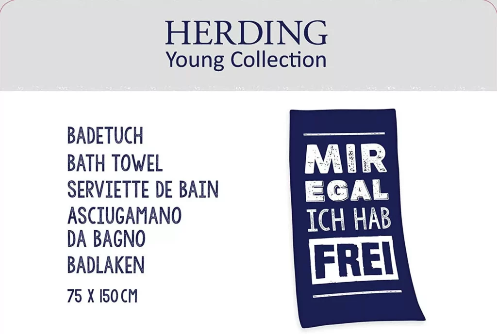 lustiges Handtuch