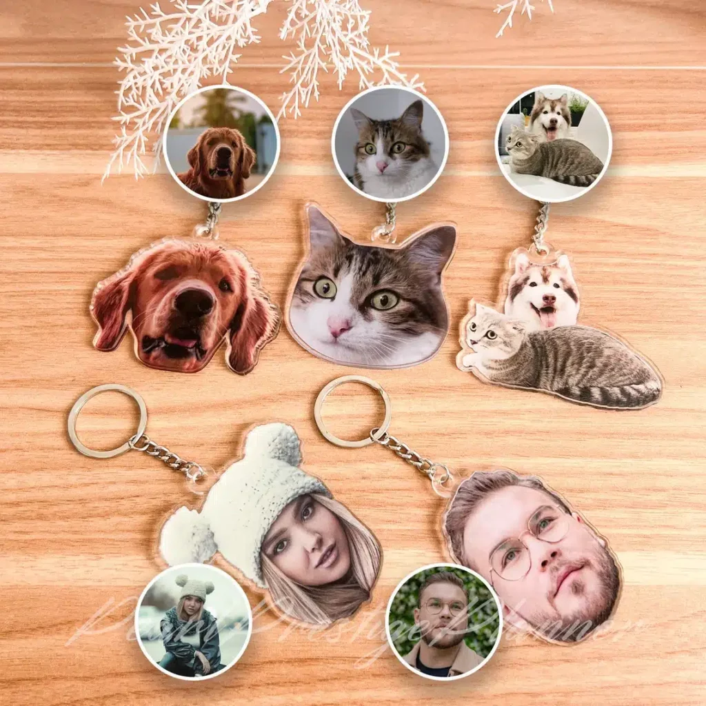 3D Foto Puppen Schlüsselanhänger