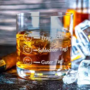 Das witzige Whiskyglas - lustiges Geschenk für Whiskytrinker
