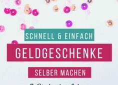 Geldgeschenke basteln 