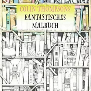 Malbuch mit Fantasiemotiven