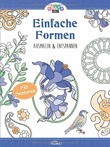 lax Art: Ausmalbuch für Anfänger & Senioren - ein schönes Geschenk