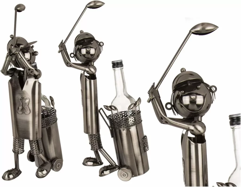 Weinflaschenhalter Golfcaddy