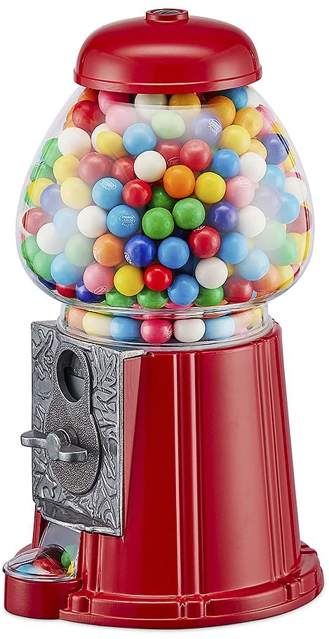 Kaugummiautomat 22cm Automat für Süßigkeiten mit Großer Befüllöffnung 