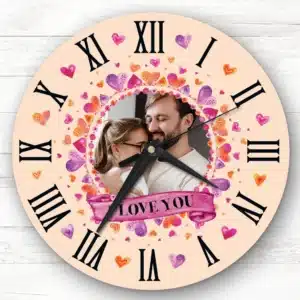 Wanduhr "I Love You"