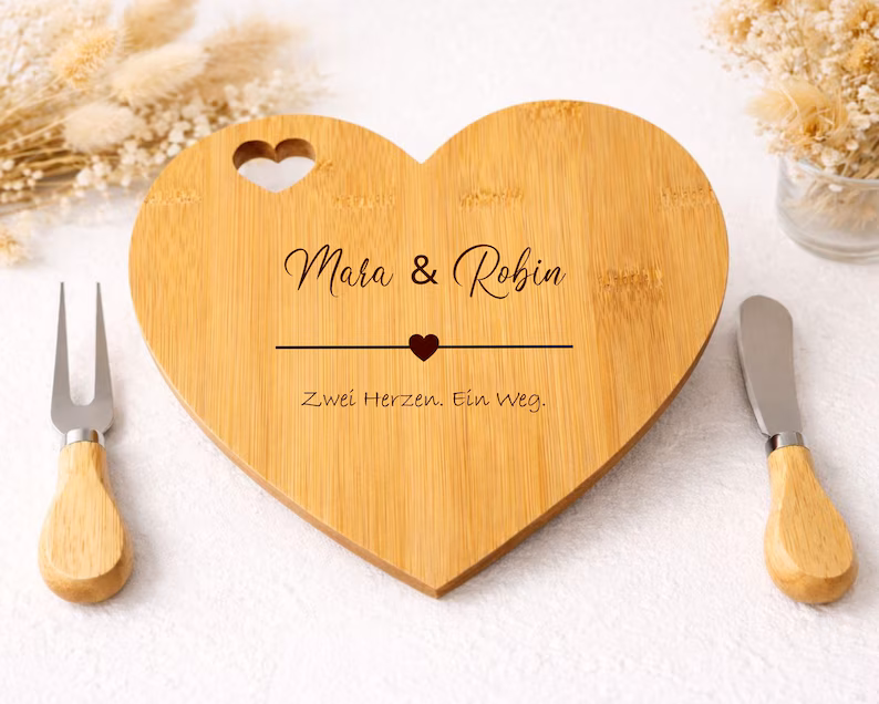 Holzbrettchen mit Gravur