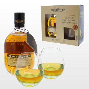 Gravierte Whisky-Gläser mit Glenrothes Select Reserve