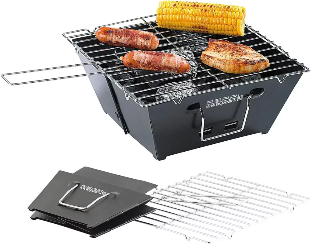 Klappgrill im Taschenformat
