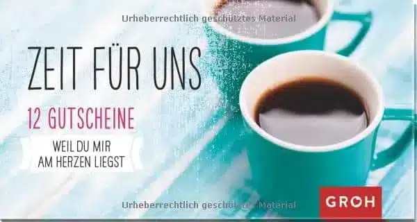 Gutscheinbuch Zeit zu Zweit. 12 Gutscheine