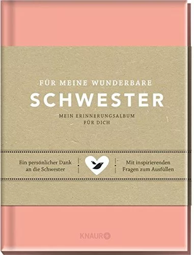 Erinnerungsalbum liebe Schwester