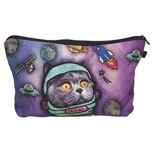 Space Cat Kosmetiktasche Von Loomiloo Geschenk Fur Junge Frauen