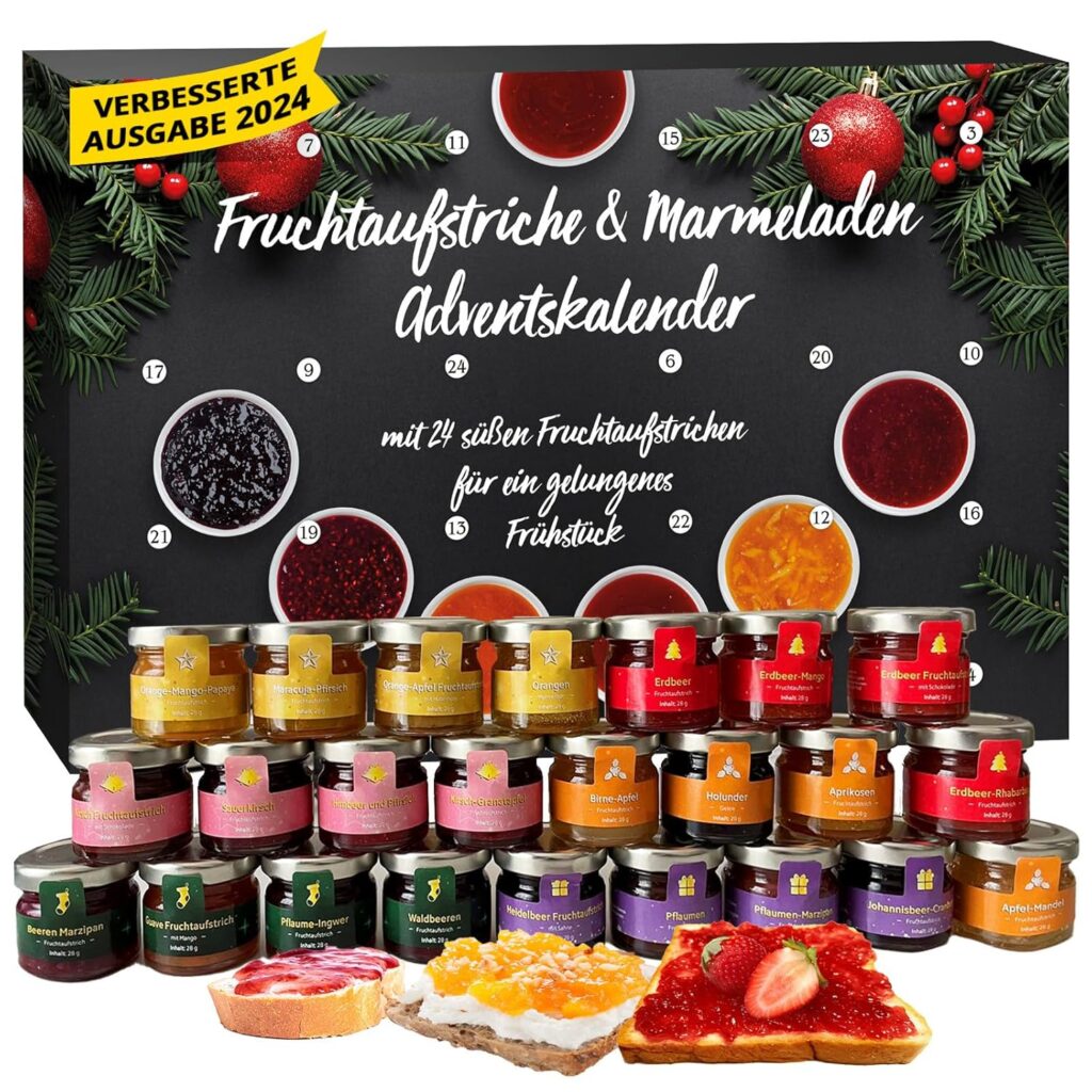 Marmeladen Konfitüren Adventskalender