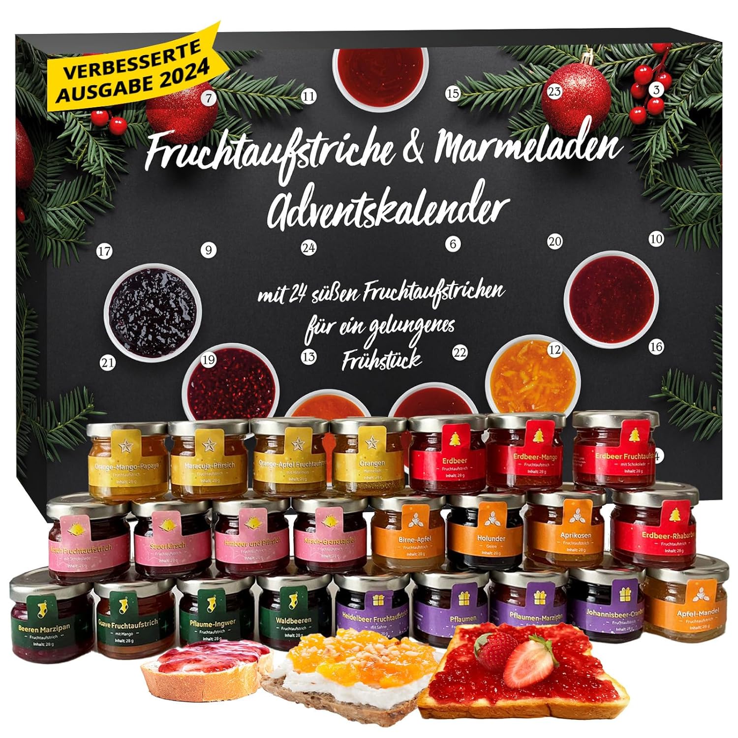 Marmeladen Konfitüren Adventskalender