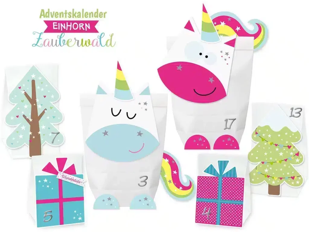 DIY Einhorn Adventskalender