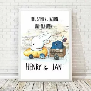 Hase und Maulwurf Poster